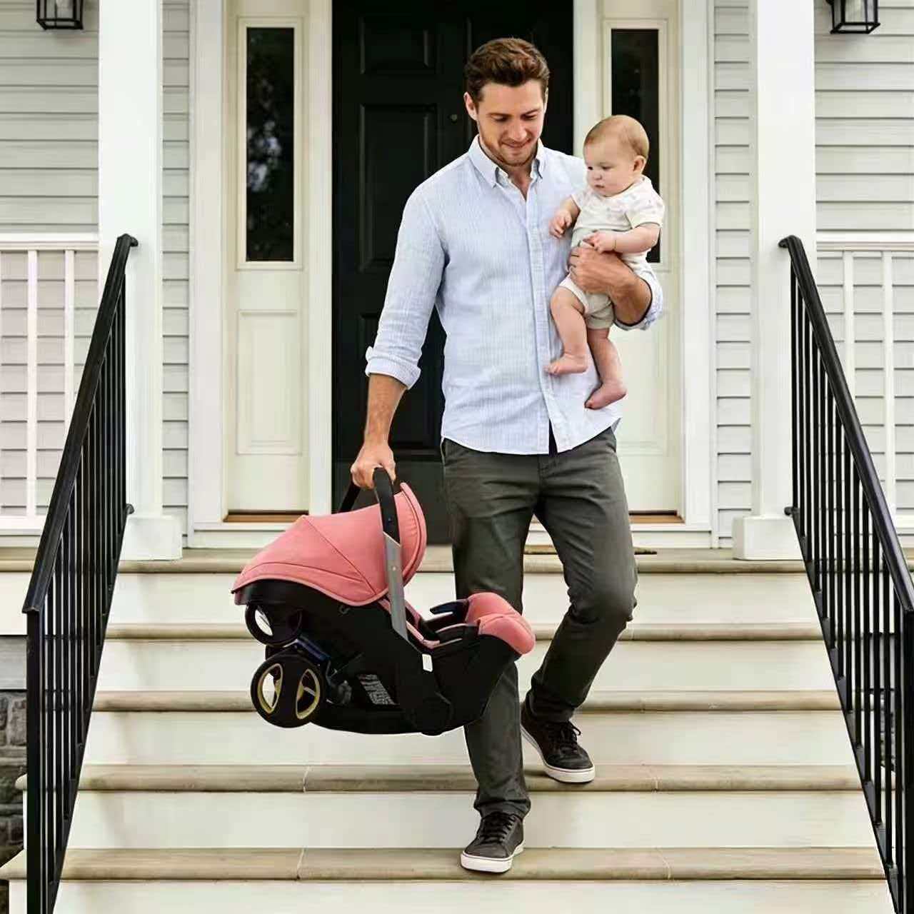 Adjustable Bassinet Baby Stroller